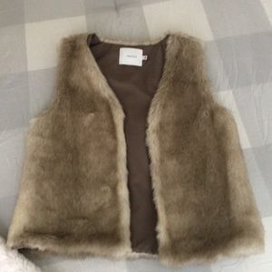 Faux fur vest  in excellent condition